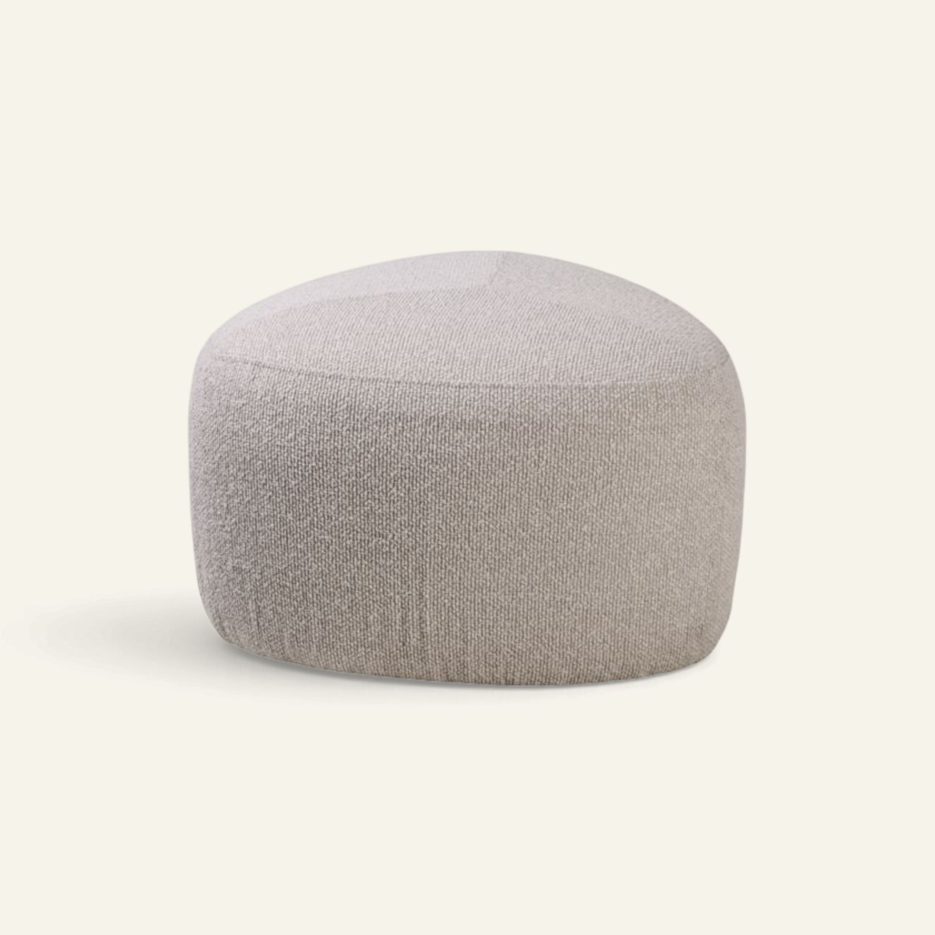 Puff multi beige - 65x65x38 cm multi beige - 1