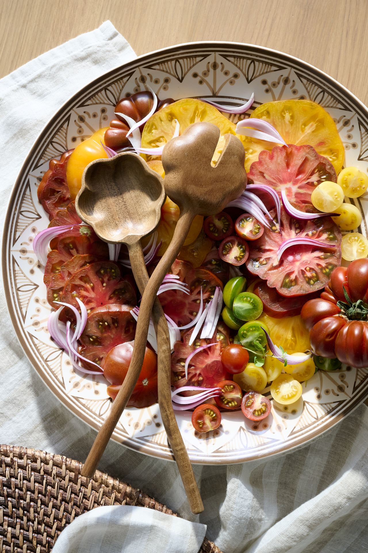 Salatbestikk natur - 2