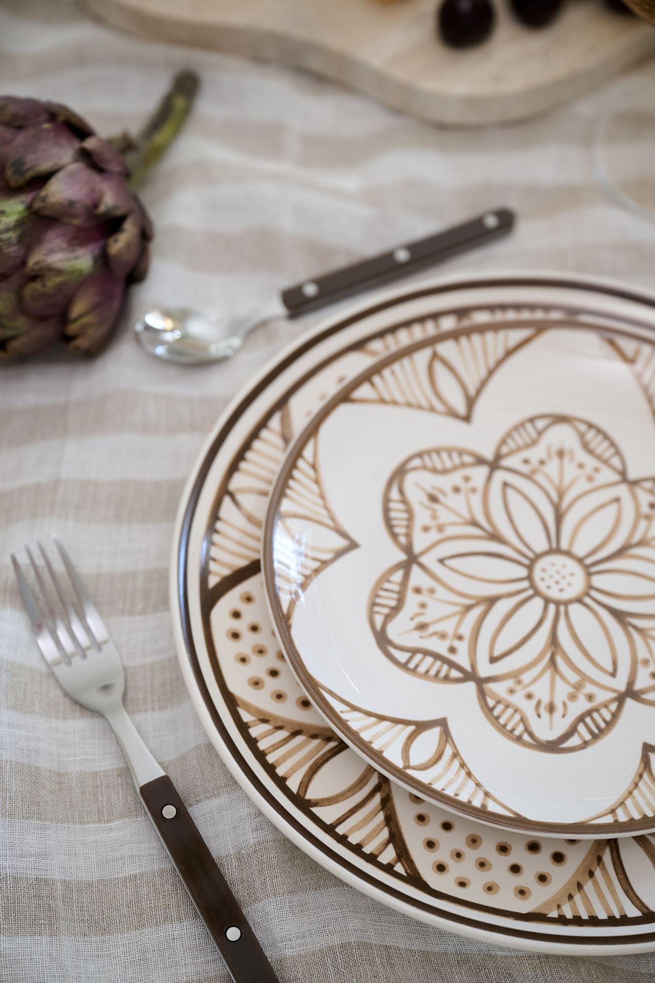 Tallerken brun - 4