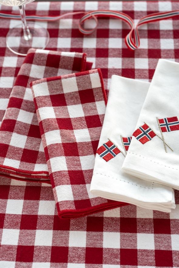 2pk tøyserviett hvit - 3