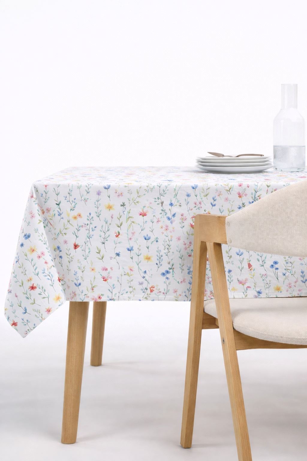 Voksduk multi - 90x90 cm multi - 1