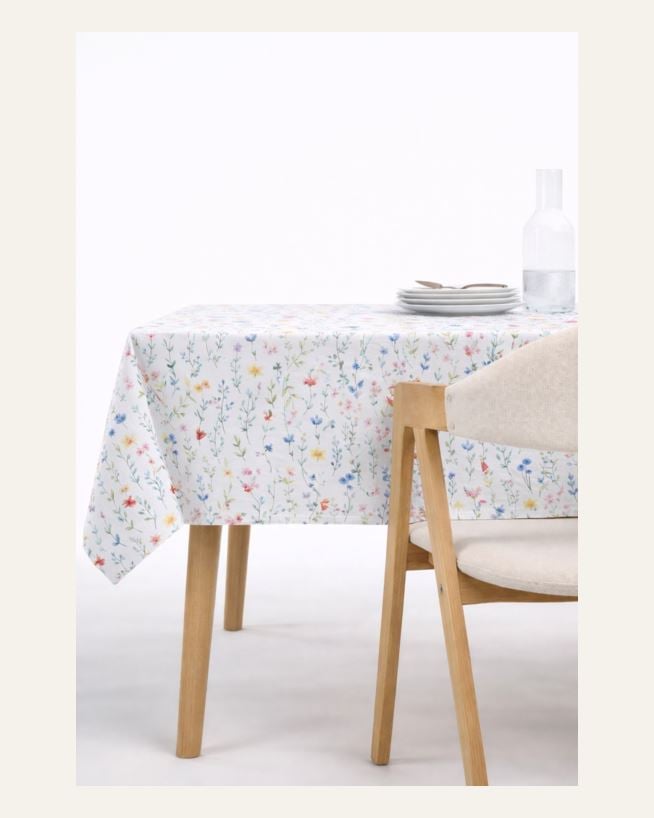 Voksduk multi - 90x90 cm multi - 1