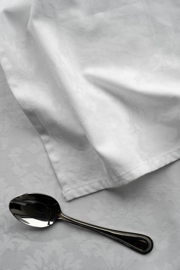 2pk tøyserviett hvit - 3