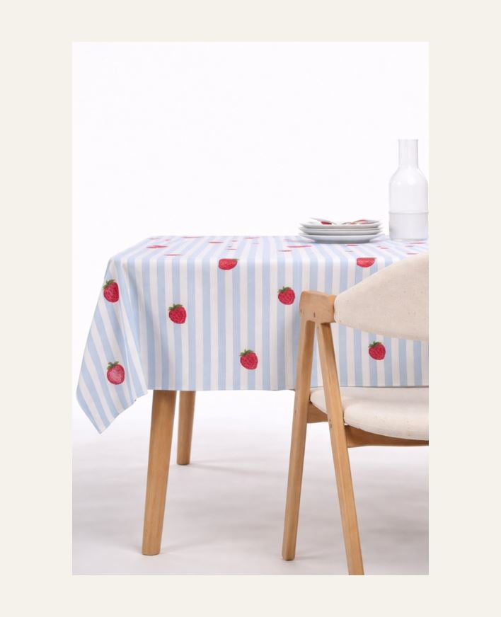 Voksduk multi blå - 140x250 cm multi blå - 1