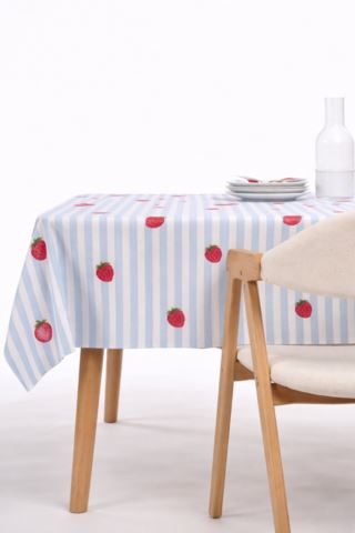 Kid Strawberry Voksduk Multi Blå 140x250 cm