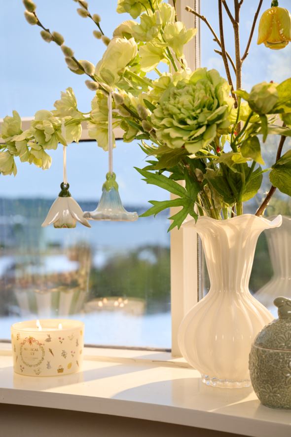 Dekorasjon hvit - 6,5x7,2x7,4 hvit - 1