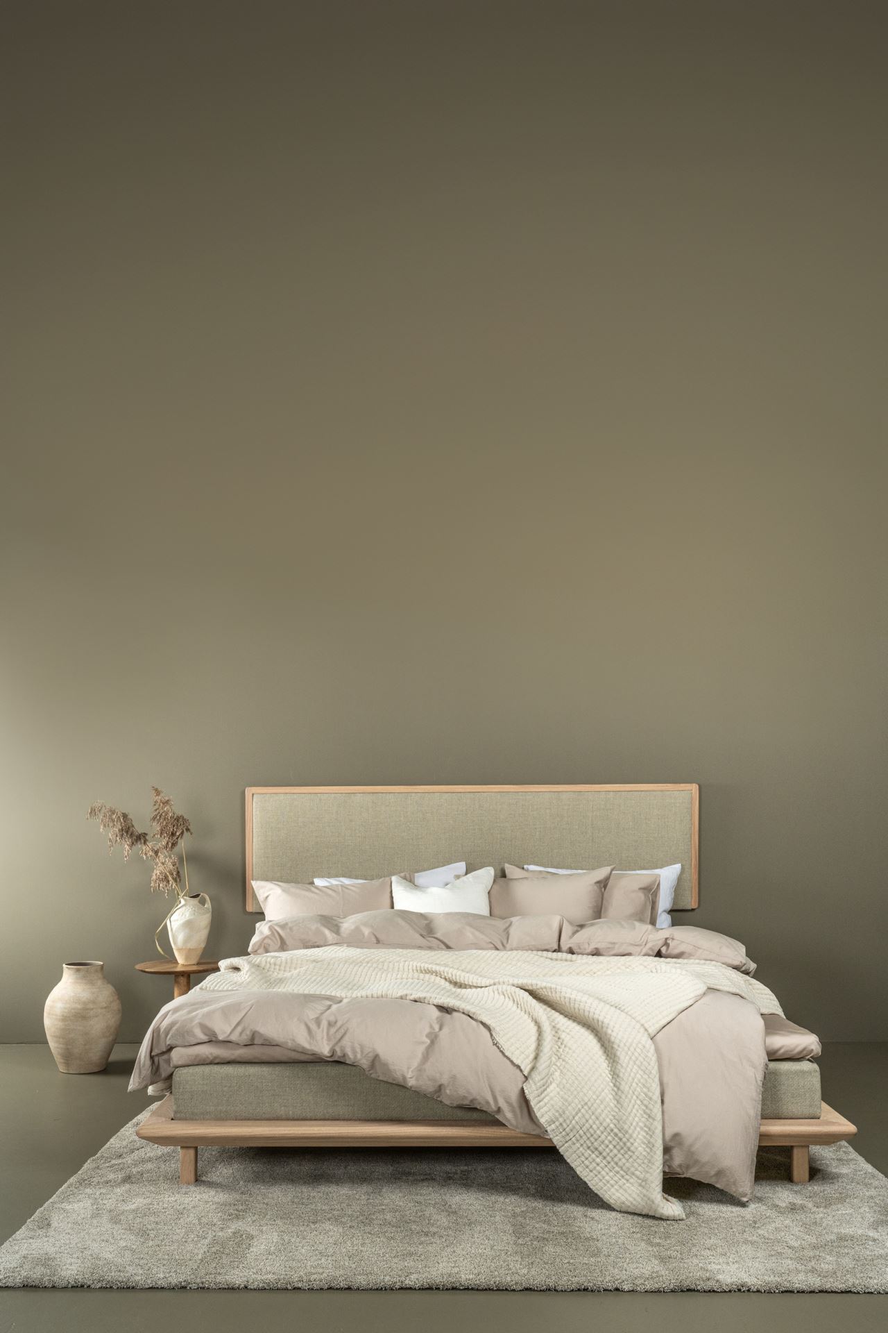 Sengegavl hvitoljet hvit - 2