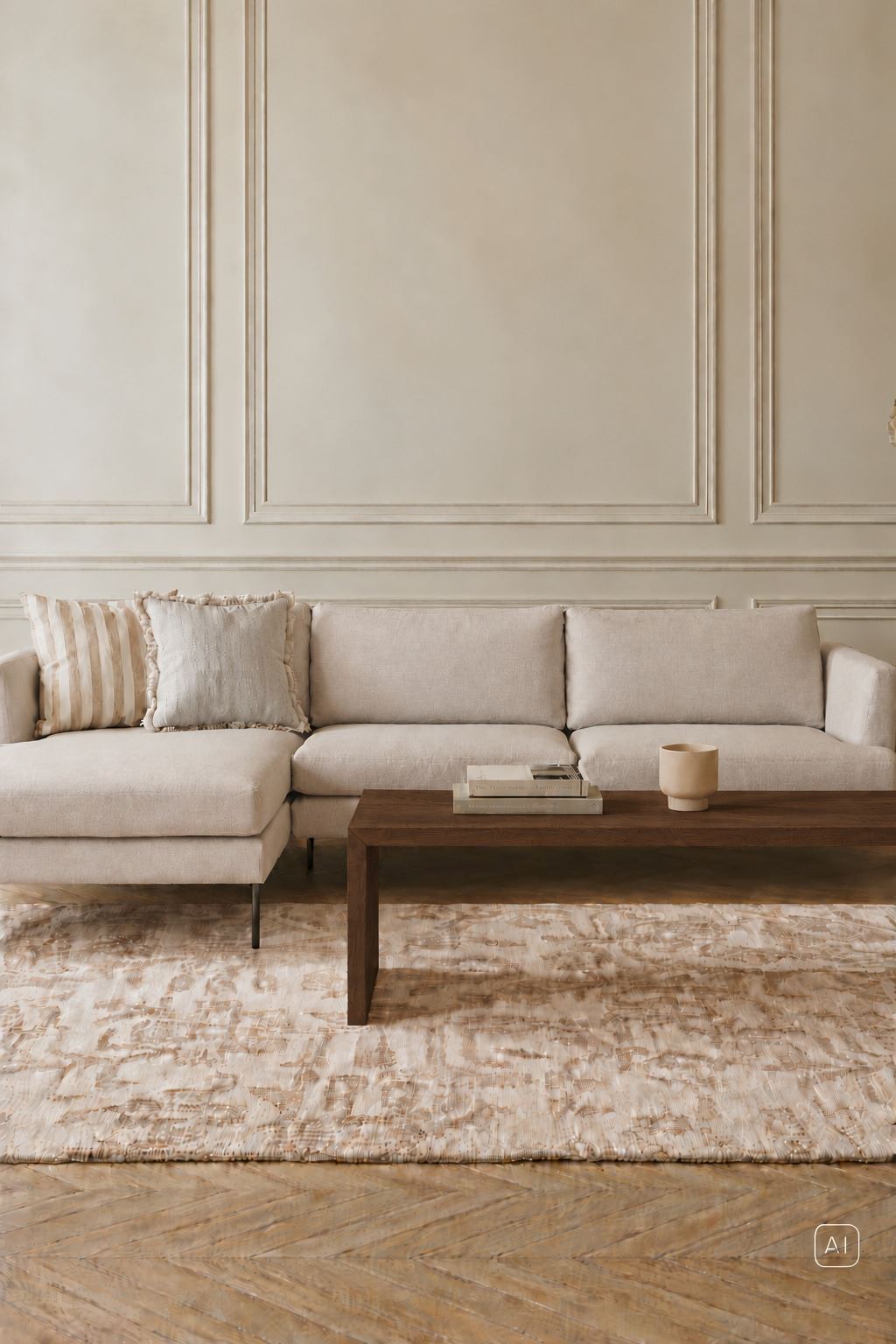 Sofabord brun - 56x120x45 cm brun - 1