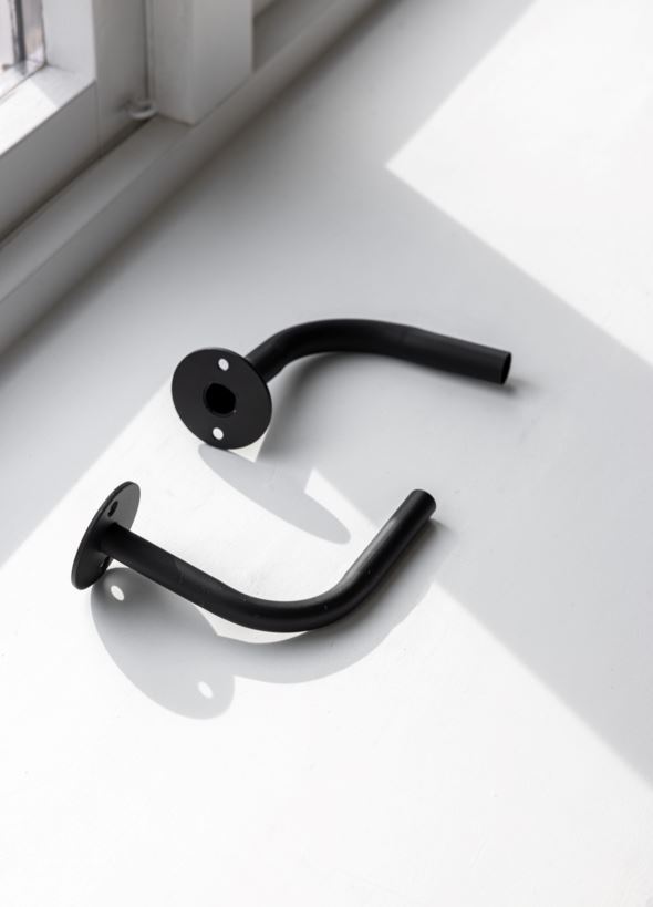 Endestykke 2pk svart - 3