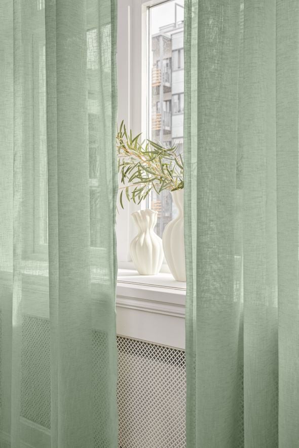 Gardin lys grønn - 2