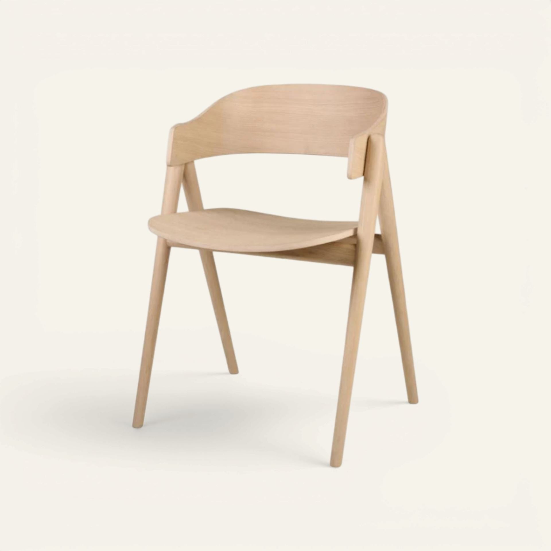 Spisestuestol natur - 54x51x74 cm natur - 1
