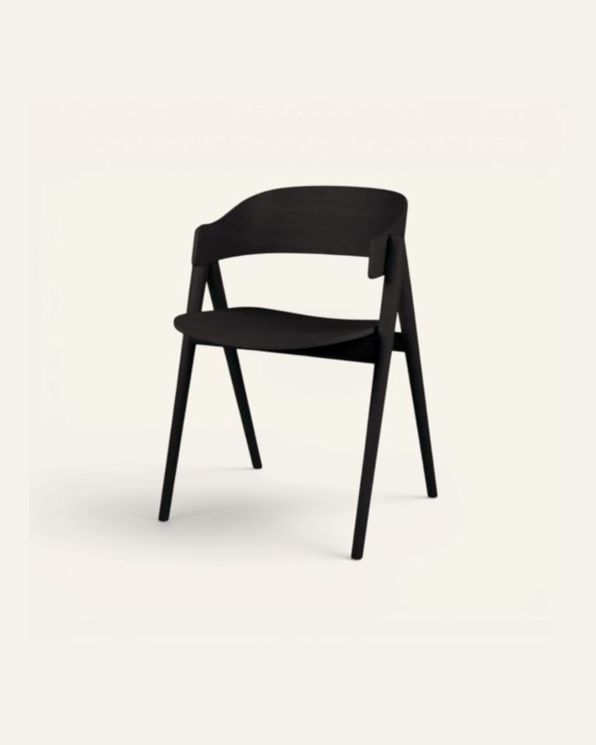Spisestuestol svart - 54x51x74 cm svart - 1