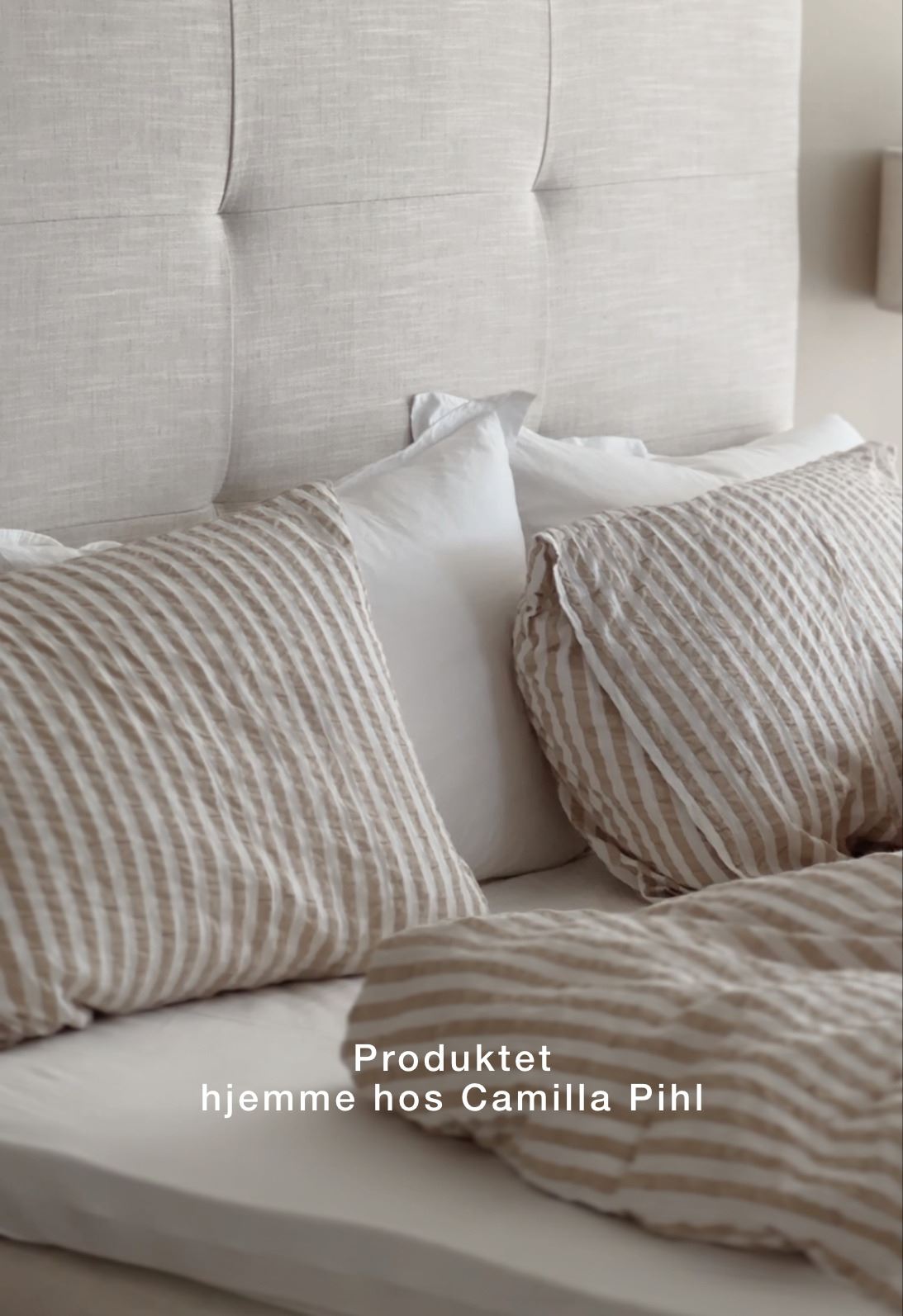 Krepp sengesett sand - 5