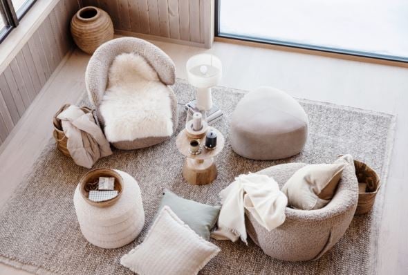 Lammeskinn natur - 2