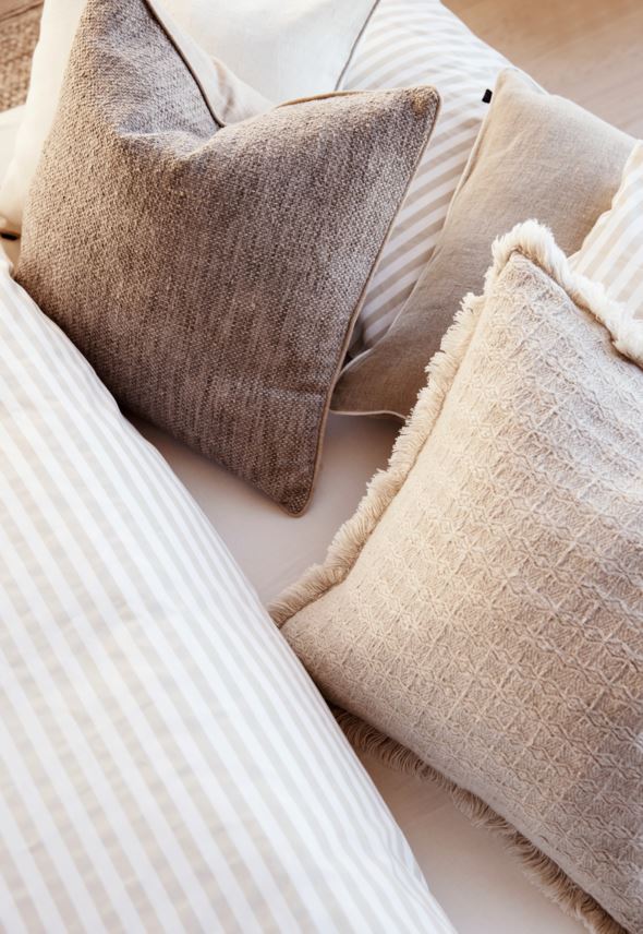 Bomull sengesett beige - 2