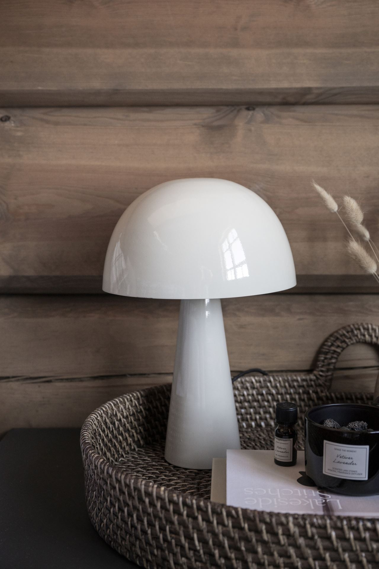 Bordlampe beige - 24x24x37 cm beige - 1