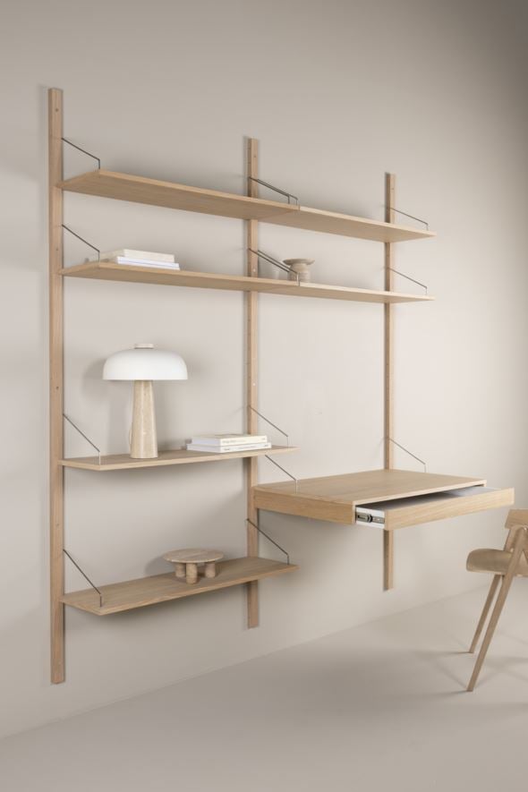 Hyllesystem kombinasjon 7 natur - 2