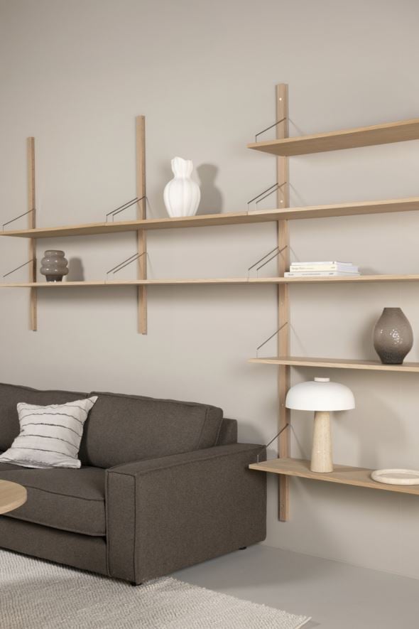 Hyllesystem hylleplate natur - 6