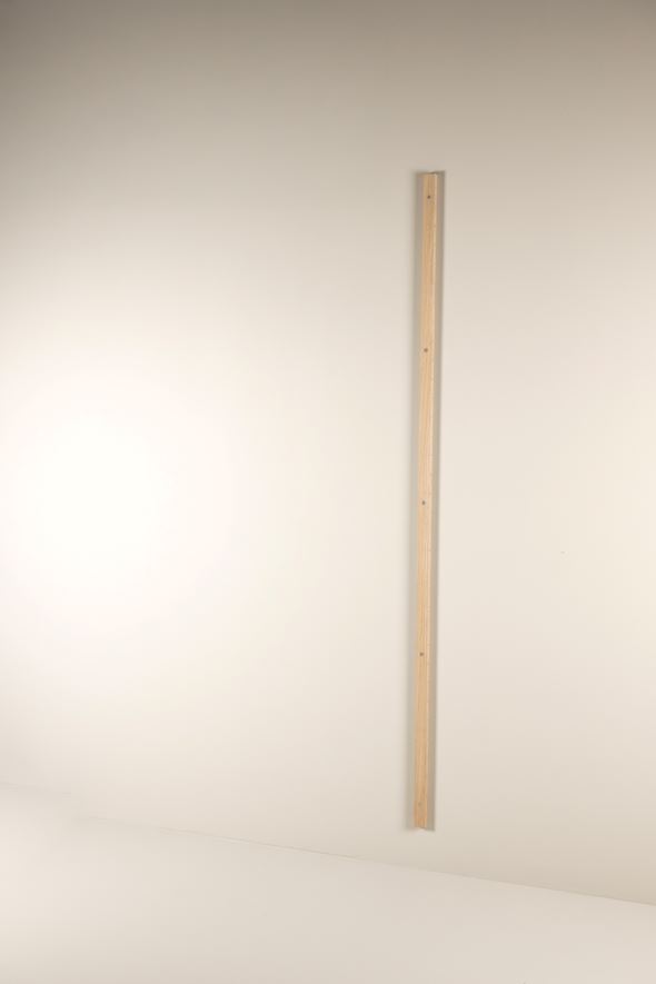 Hyllesystem veggfeste lang natur - 4x220x2,5 cm natur - 1