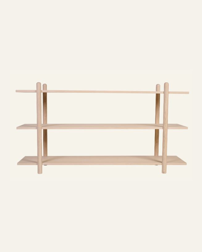 Hylle finer lav natur - 150x39x80 cm natur - 1