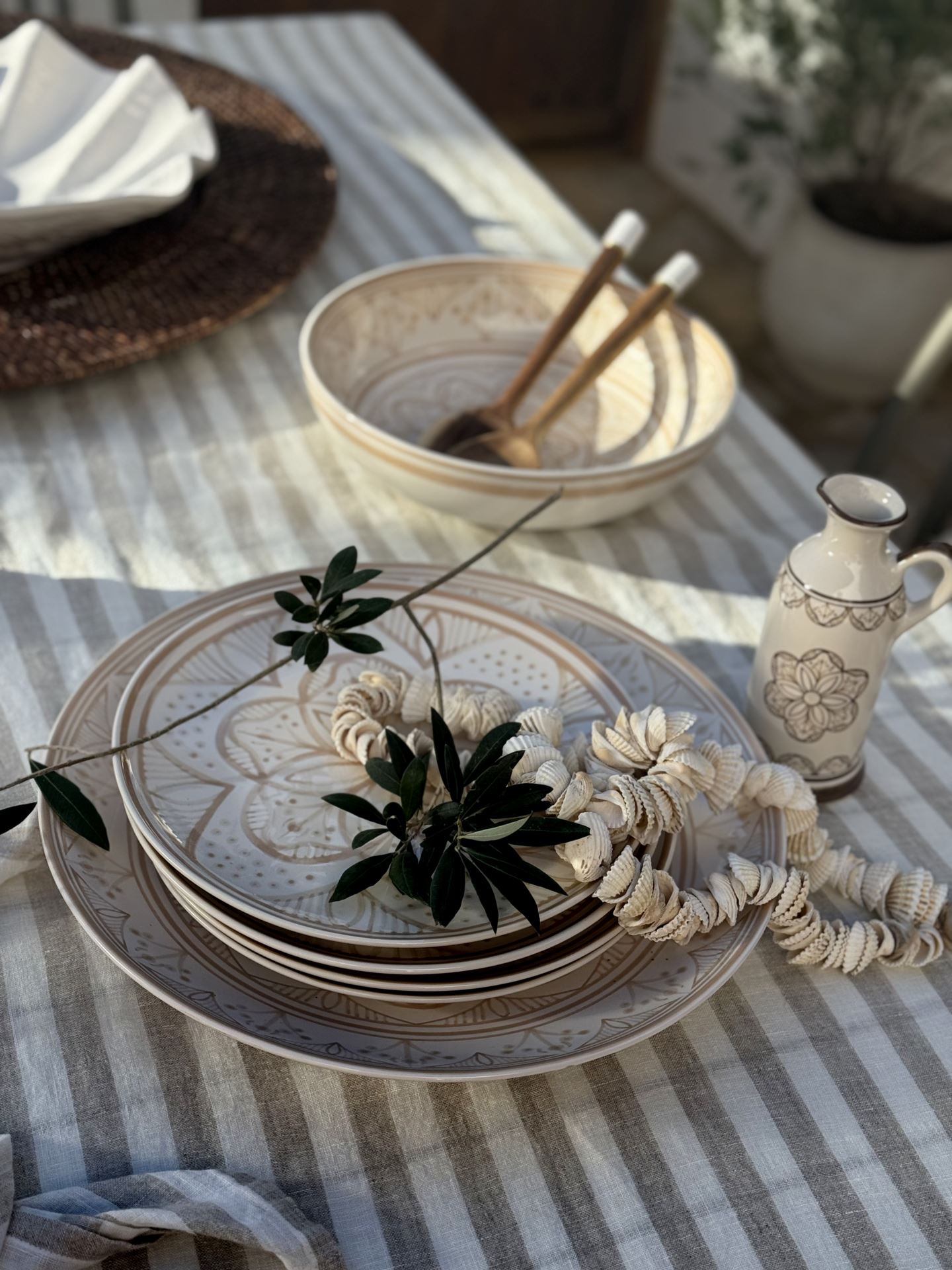 Stor bolle beige - 4