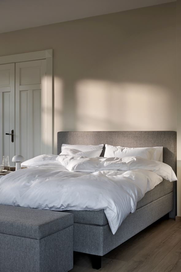 Bomull sengesett hvit - 6