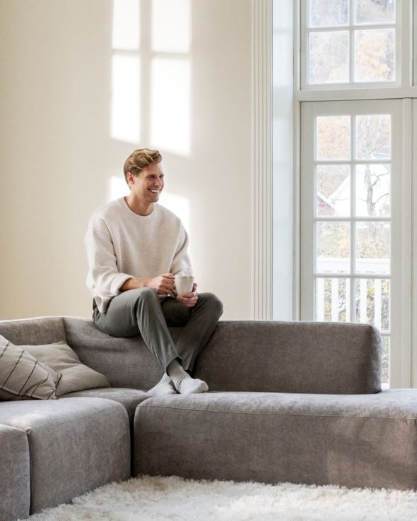 Modul sjeselong høyre grå - 6