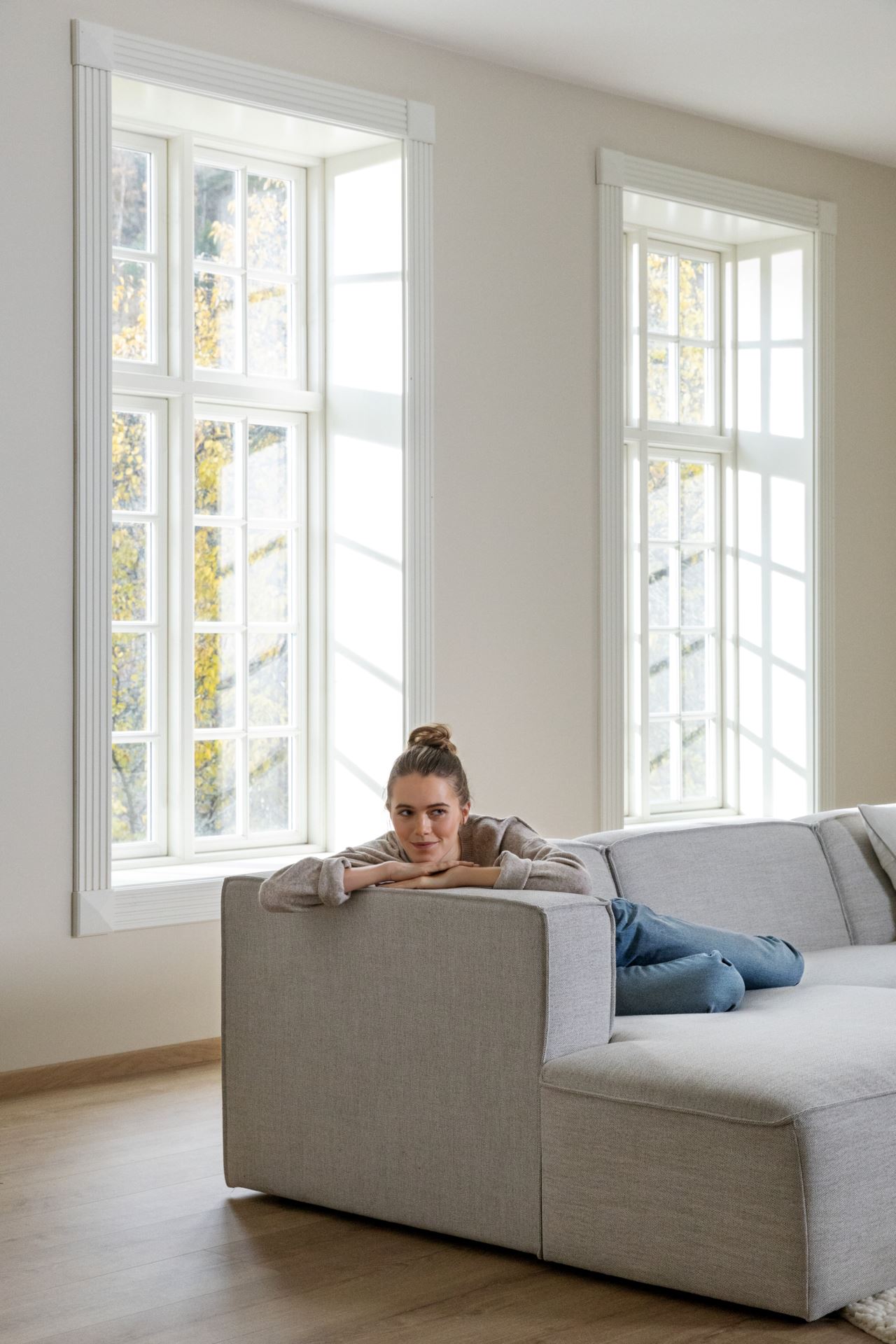 Modulsofa sjeselong venstre natur - 8