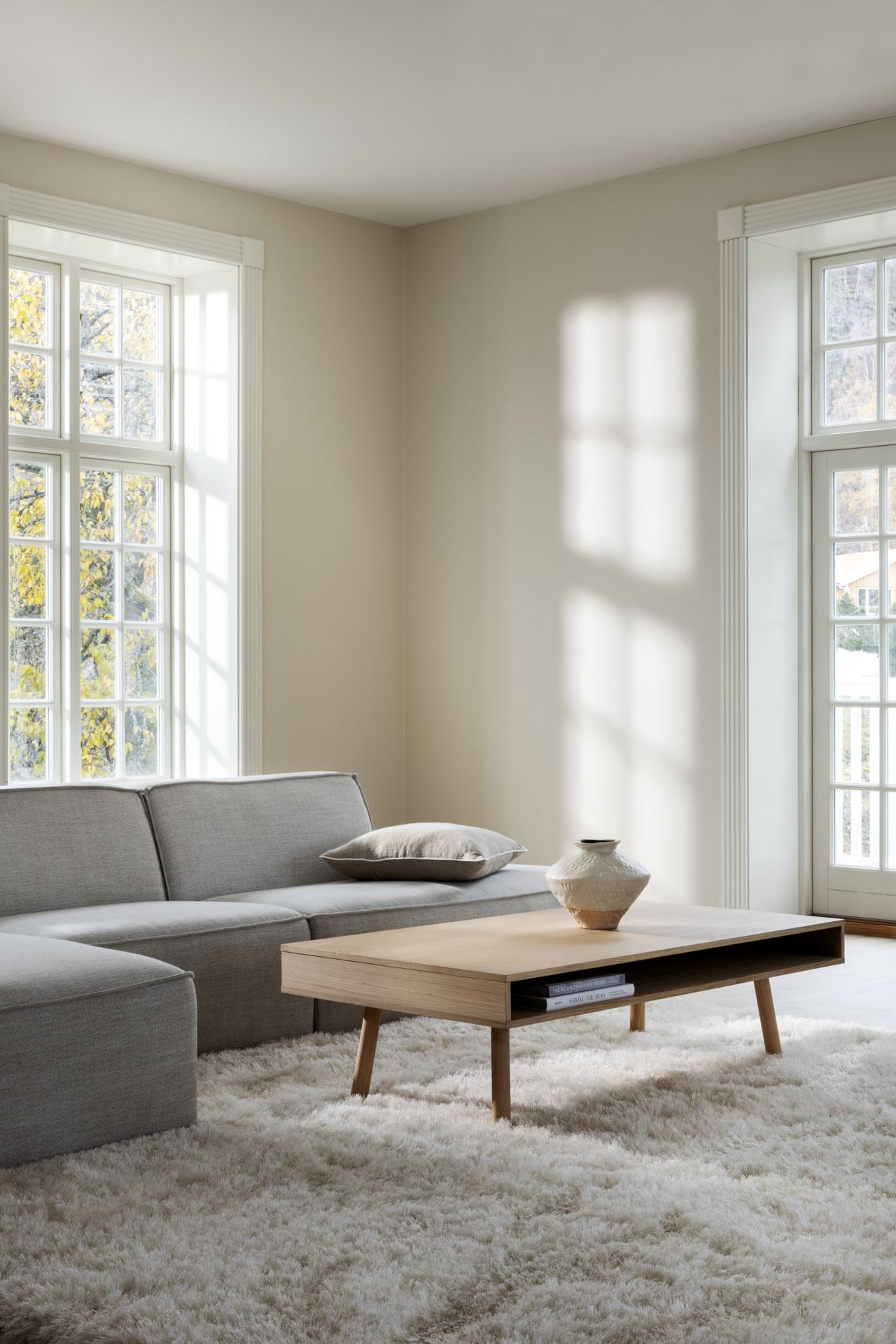 Modulsofa 1,5 seter uten armlener natur - 6