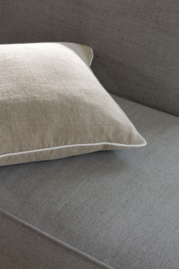 Modulsofa 2 deler armlene grå - 4