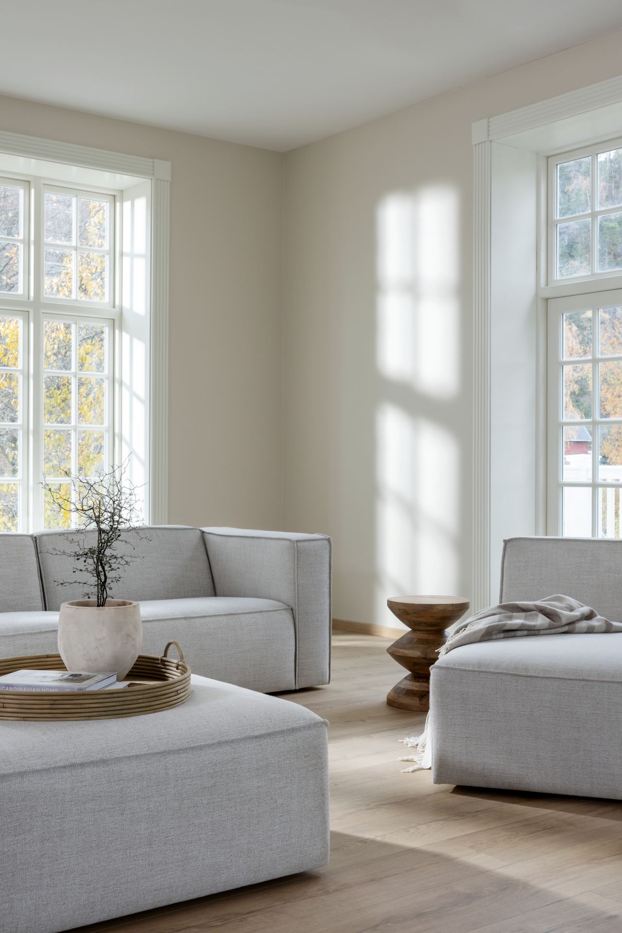 Modulsofa 1,5 seter uten armlener natur - 9