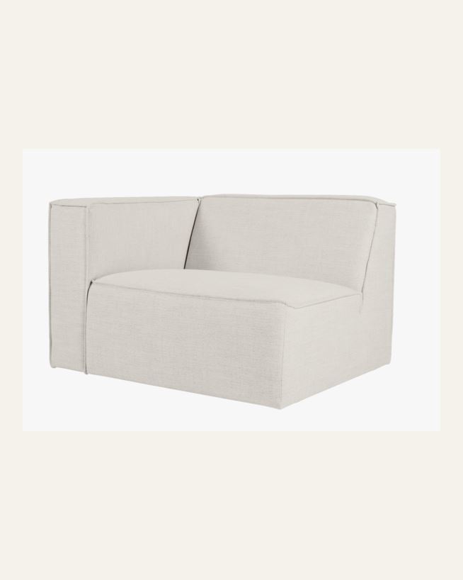 Modul 1,5 seter armlene venstre natur - 110x93x73 cm natur - 1