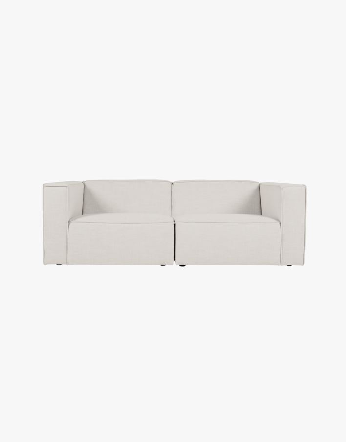 Modulsofa 2 deler m/armlene natur - 220x93x73 cm natur - 1