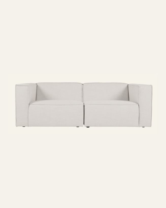 Modulsofa 2 deler armlene natur - 220x93x73 cm natur - 1