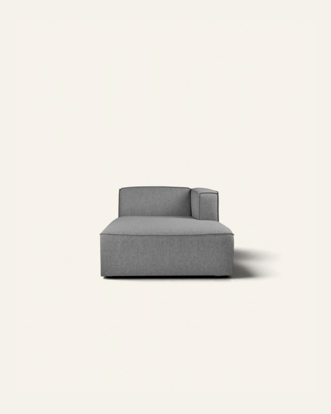 Modul sjeselong høyre grå - 154x114x73 cm grå - 1
