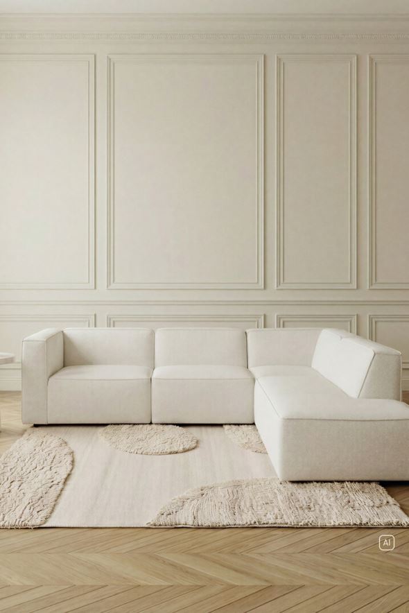 Modulsofa 4 deler åpen ende høyre natur - 2