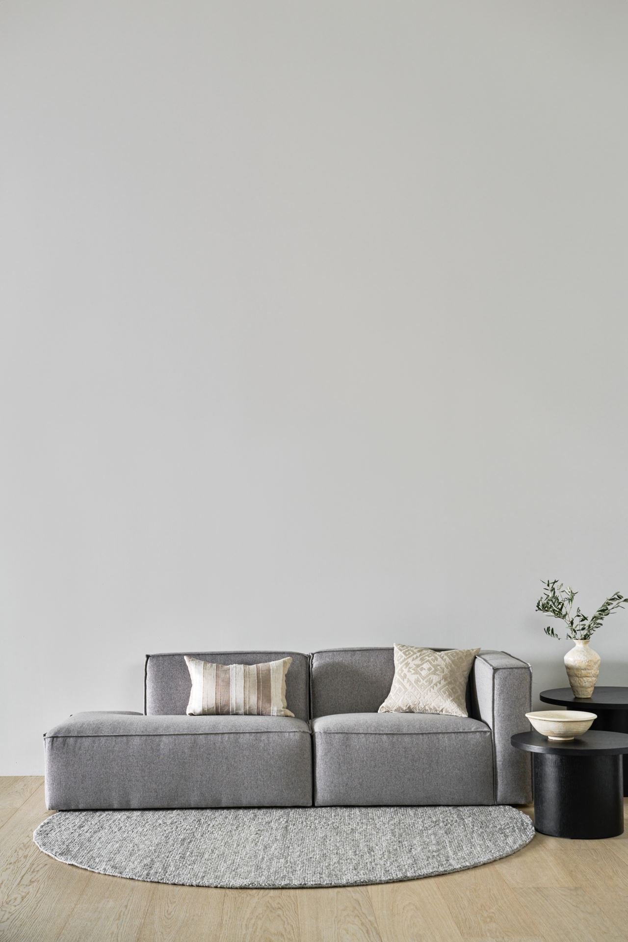 Modulsofa åpen ende venstre grå - 8