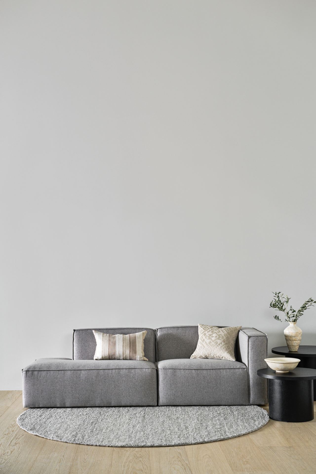 Modulsofa åpen ende venstre grå - 8