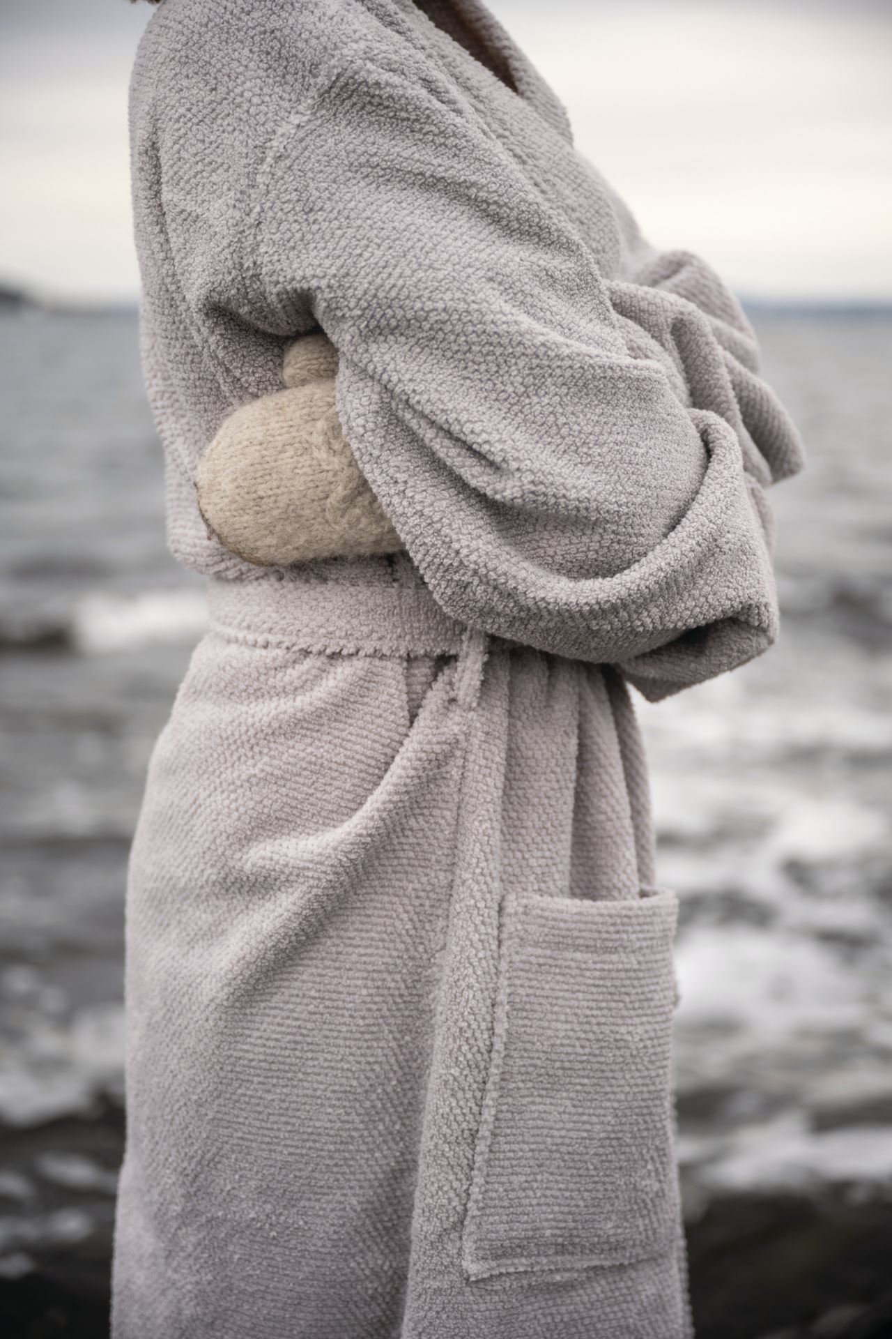 Morgenkåpe grå - 4