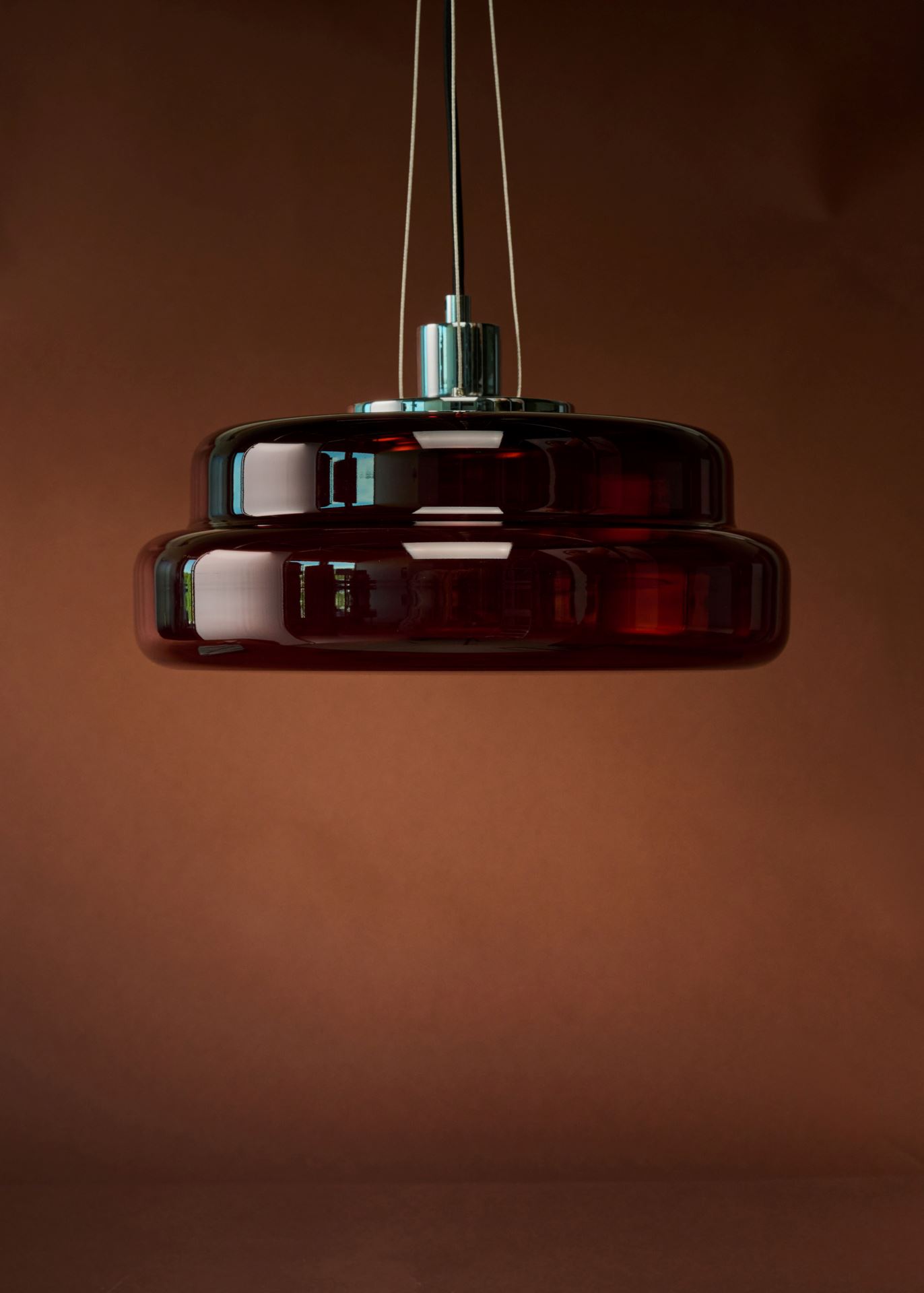 Taklampe mørk rød - 2