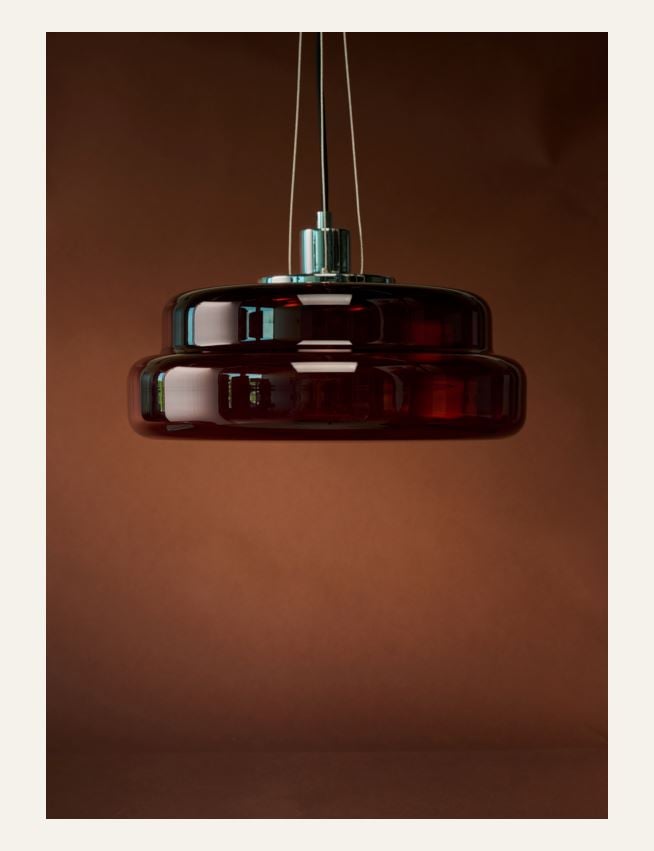 Taklampe mørk rød - 2