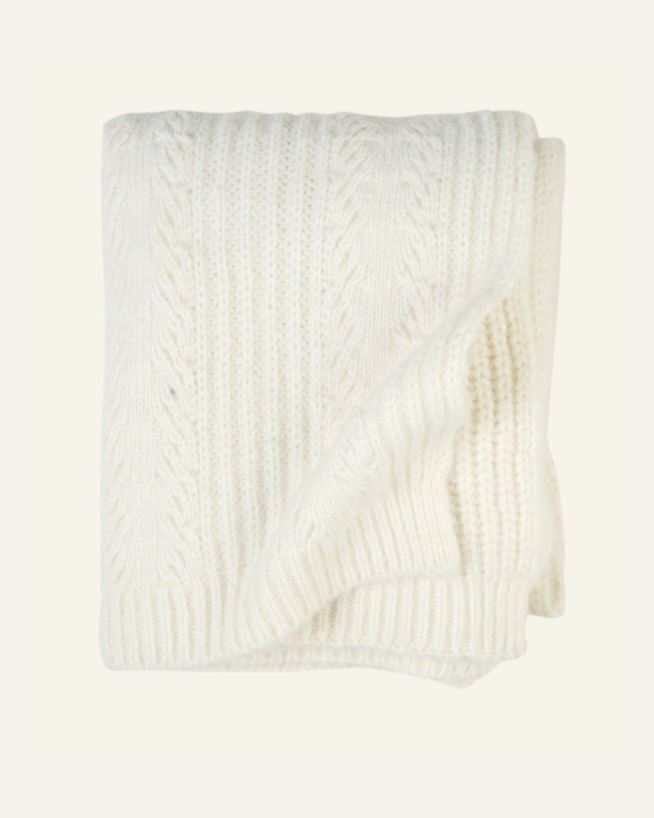 Pledd offwhite - 130x150 cm offwhite - 1
