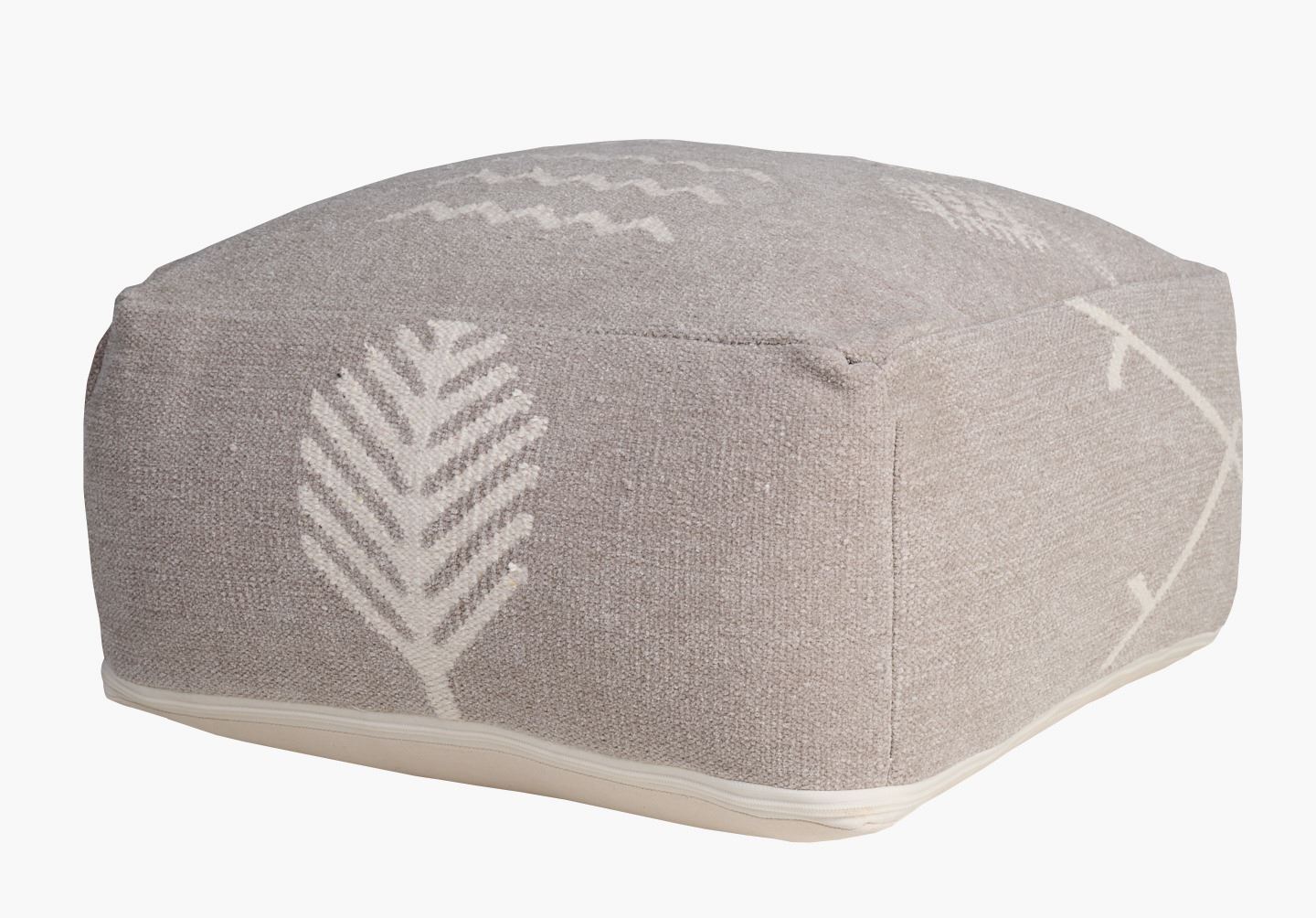 Puff mørk sand - 25x50x50 cm mørk sand - 1