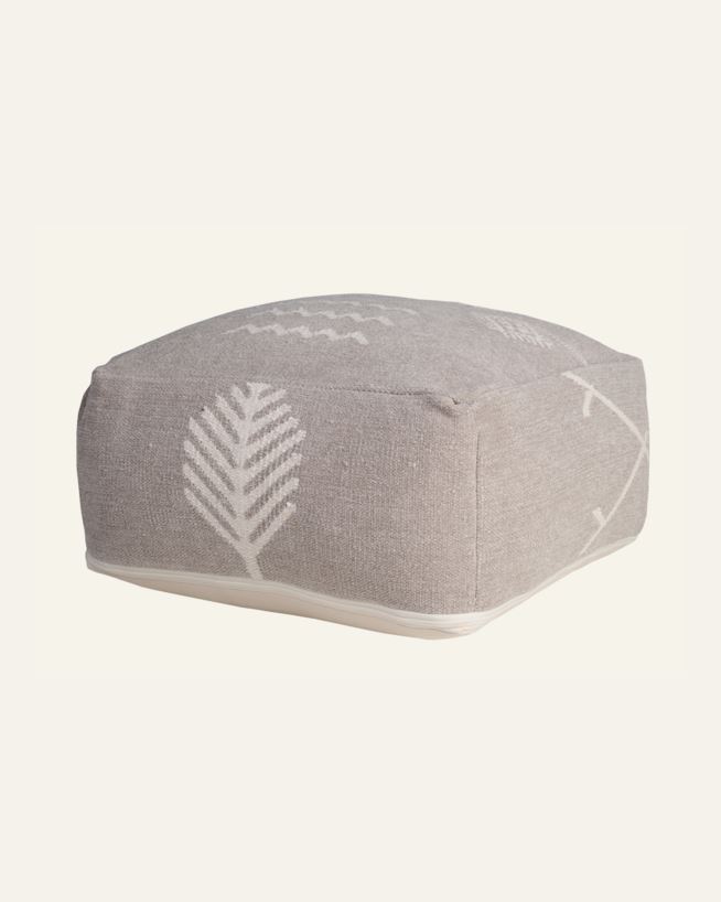 Puff mørk sand - 25x50x50 cm mørk sand - 1