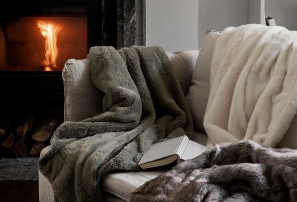 Pelspledd olivengrønn - 2