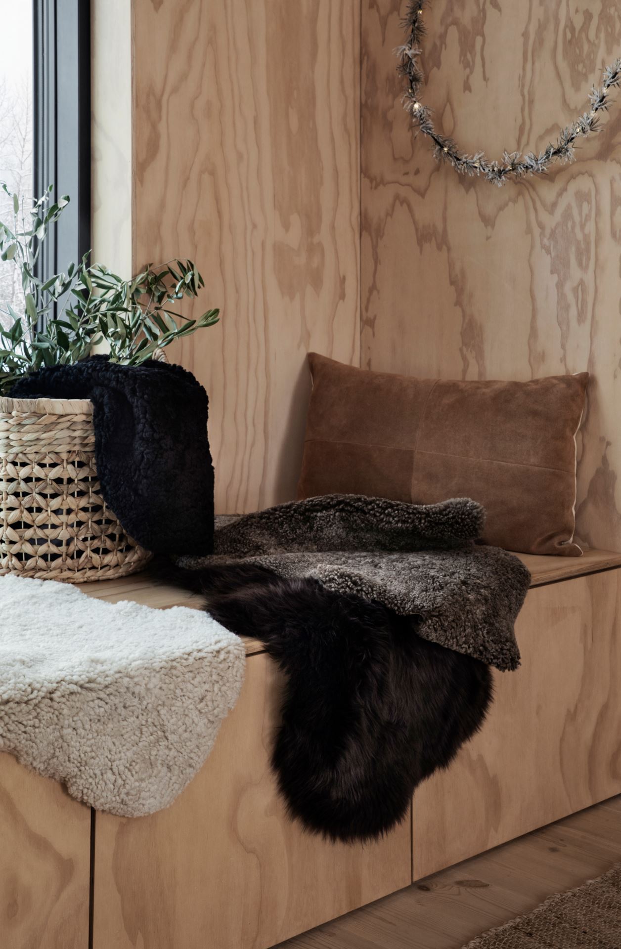 Lammeskinn mørk brun - 6