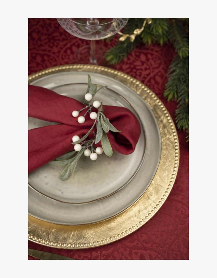 2pk tøyserviett rød - 45x45 cm rød - 1