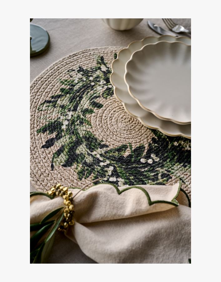 Brikke natur - ø38 cm natur - 1