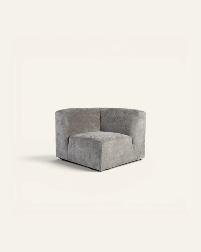 Modul hjørne grå - 93x93x73 cm grå - 1