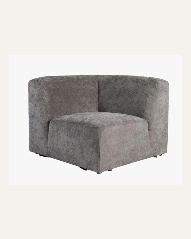 Modul hjørne grå - 93x93x73 cm grå - 1